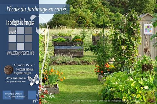 Potager en carre azay le rideau